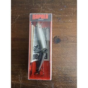 Rapala J11S Jointed Floating Fishing Lure Silver Black 9g 4 3/8in
